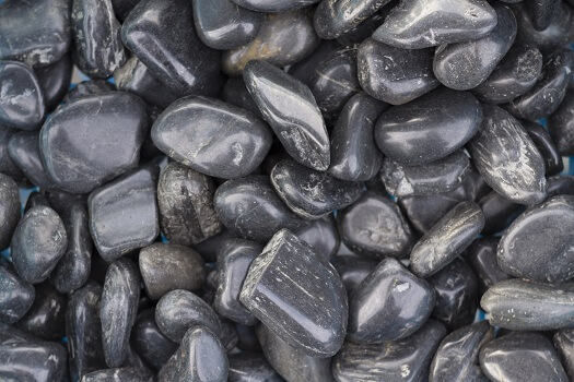 Mexican Beach Pebbles - Black Polished Pebble