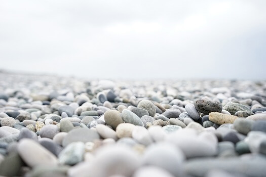 White Mexican Beach Pebbles