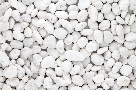 White Mexican Beach Pebbles