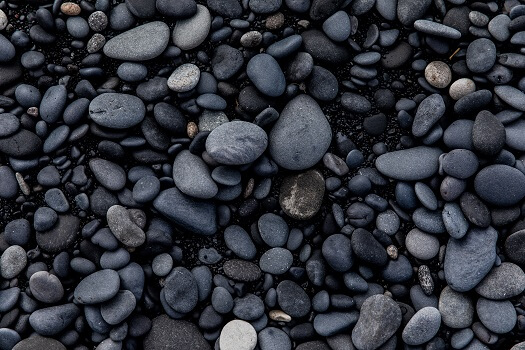 River Rocks - Black Decorative