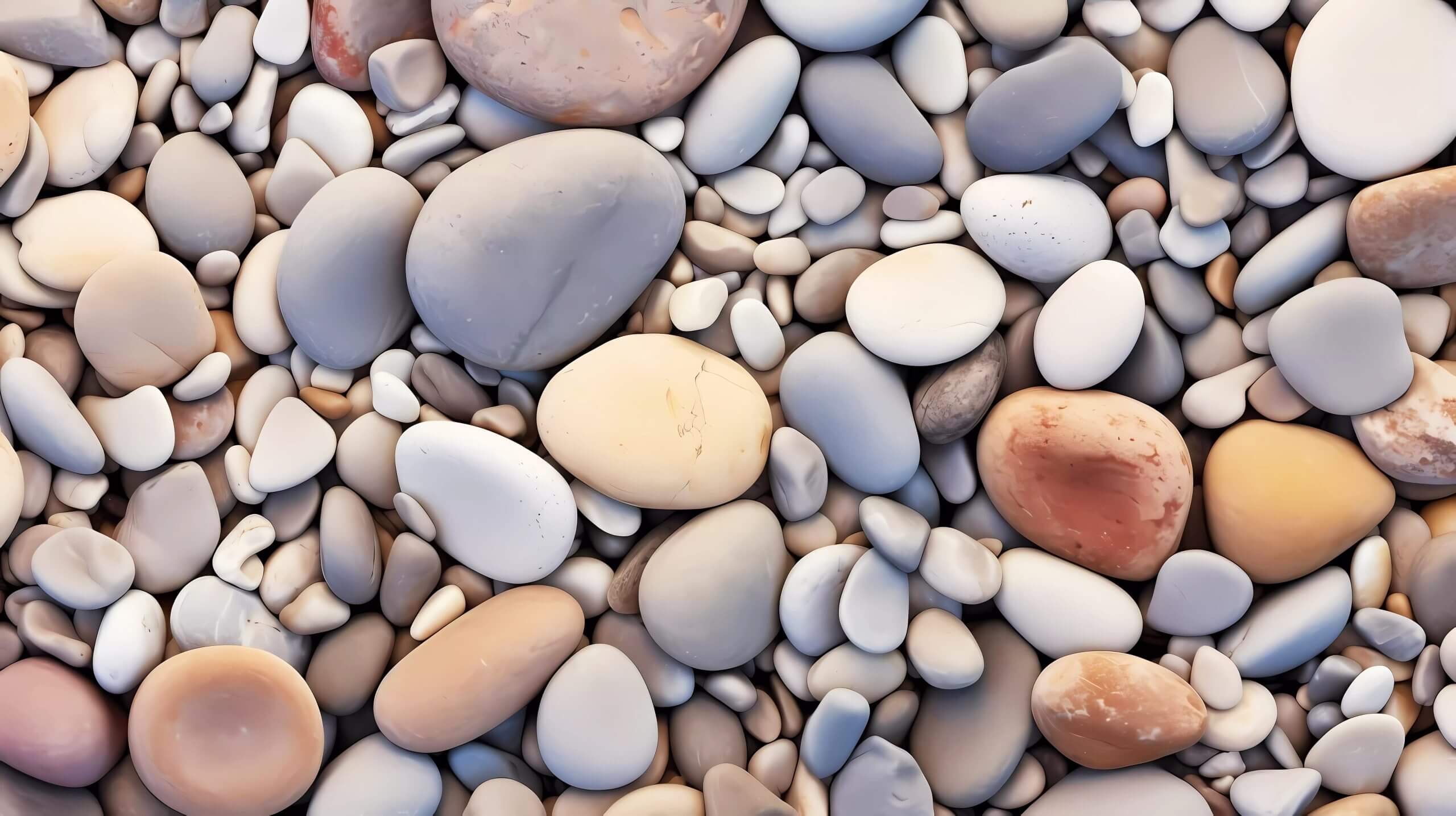 Beach Pebbles - Under Landscape Rocks
